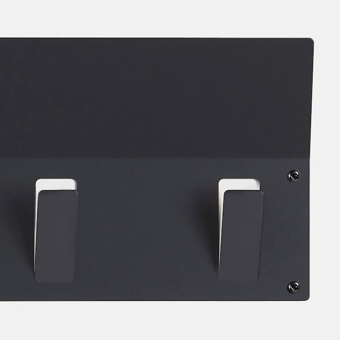 FLEXI - 6 Hooks - Black