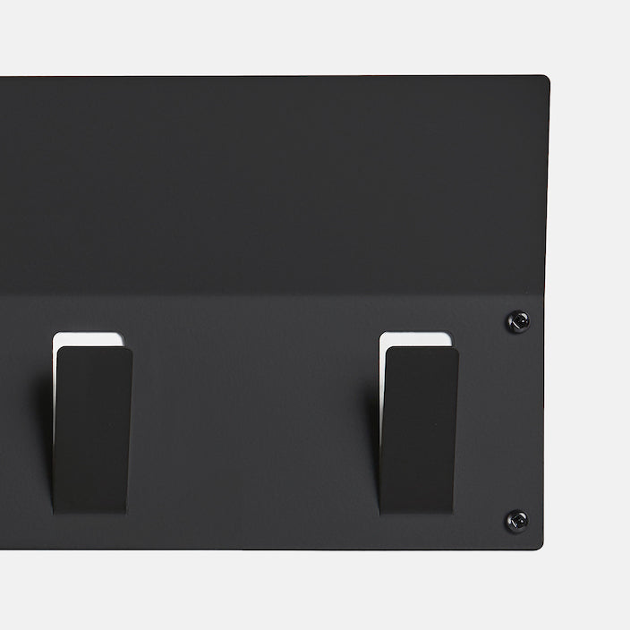 FLEXI - 4 Hooks - Black