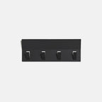 FLEXI - 4 Hooks - Black